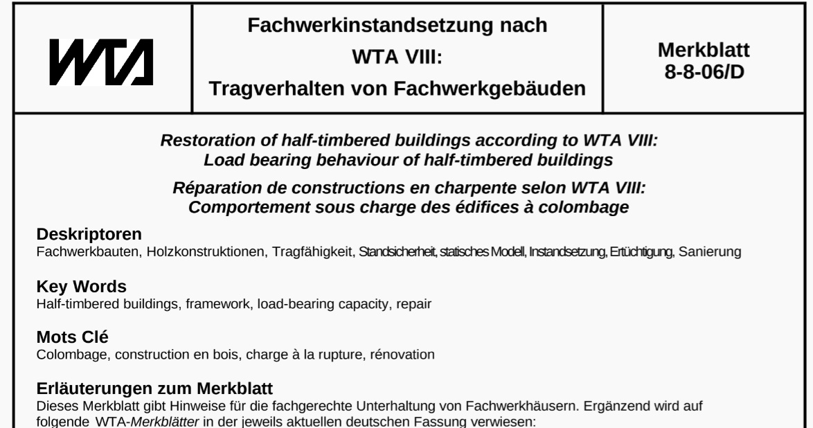 WTA Merkblatt