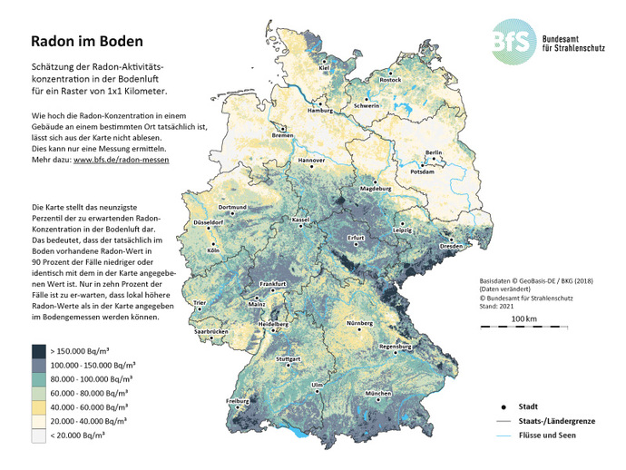 Radonkarte Deutschland Bundesamt für Strahlenschutz https://www.bfs.de/DE/themen/ion/umwelt/radon/karten/boden.html